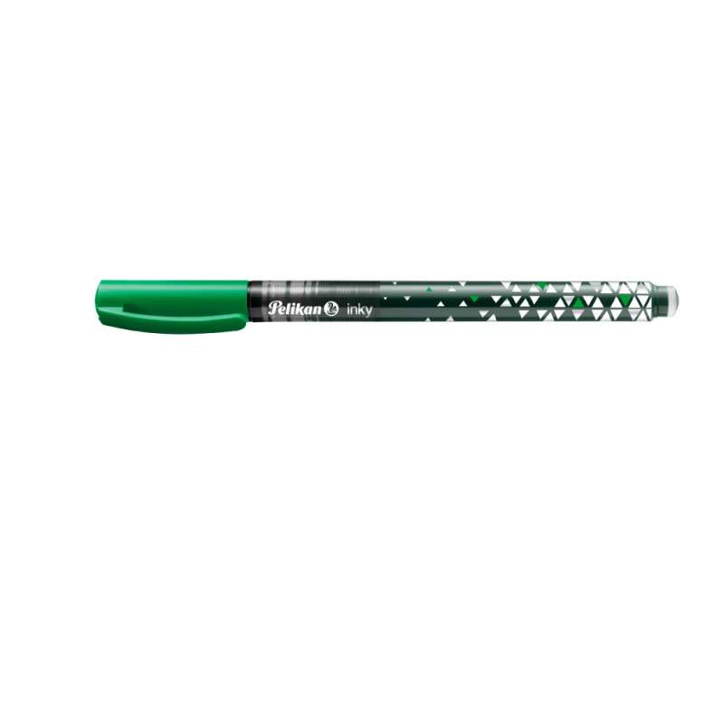 PELIKAN Tintenroller Inky® - Faserschreiber grün liegend