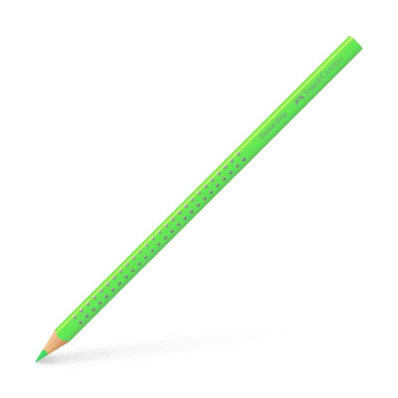 FABER CASTELL Dreikant-Buntstift Colour GRIP grün