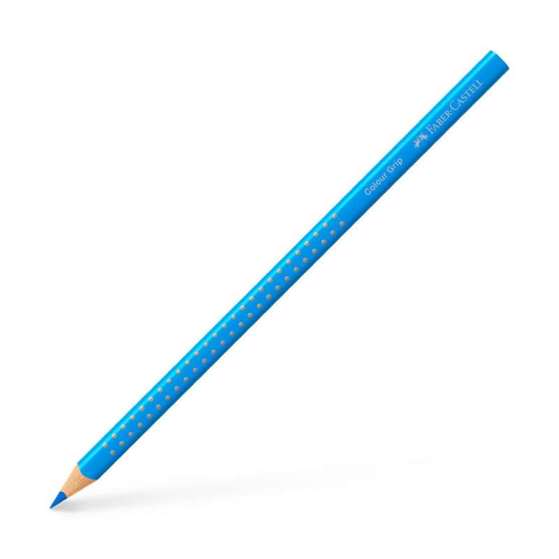 FABER CASTELL Dreikant-Buntstift Colour GRIP blau