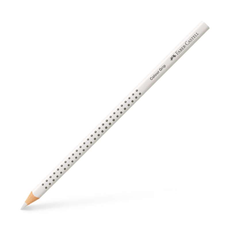 FABER CASTELL Dreikant-Buntstift Colour GRIP weiß