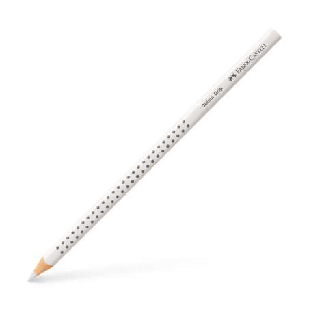 FABER CASTELL Dreikant-Buntstift Colour GRIP weiß