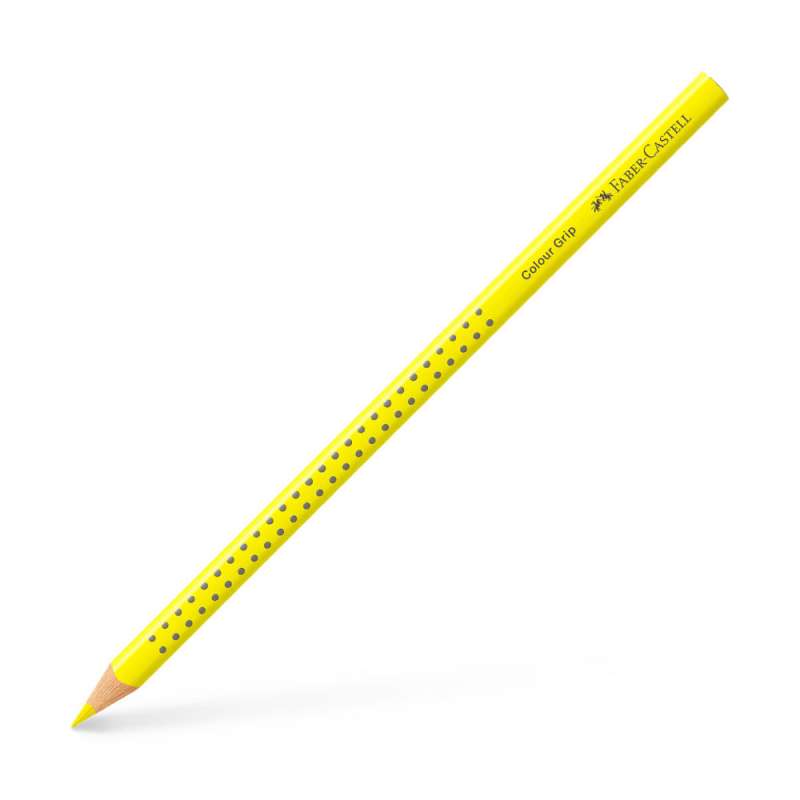 FABER CASTELL Dreikant-Buntstift Colour GRIP kadmiumgelb