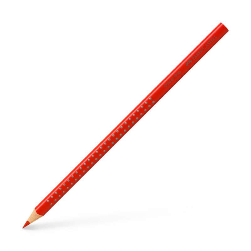 FABER CASTELL Dreikant-Buntstift Colour GRIP scharlachrot