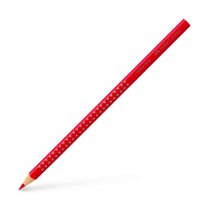 FABER CASTELL Dreikant-Buntstift Colour GRIP geraniumrot