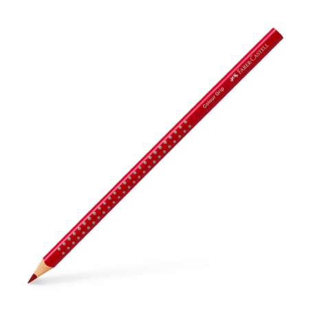 FABER CASTELL Dreikant-Buntstift Colour GRIP karminrot
