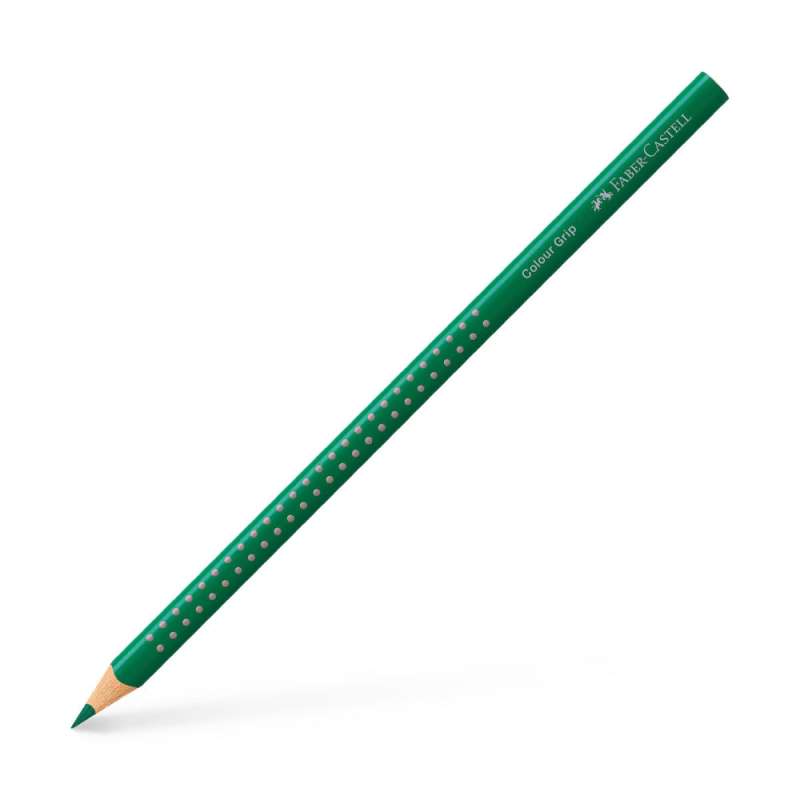 FABER CASTELL Dreikant-Buntstift Colour GRIP smaragdgrün