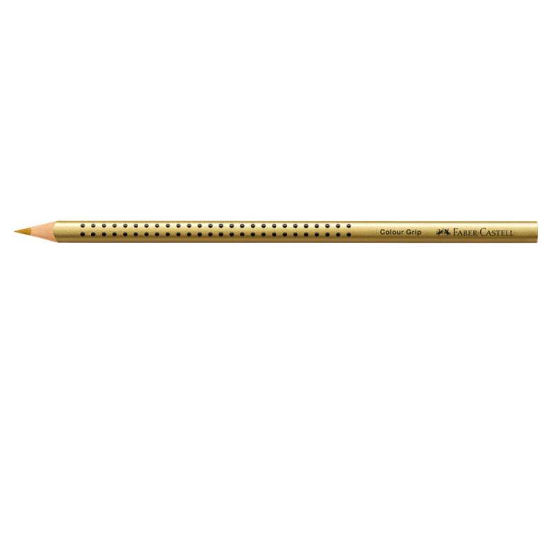 FABER CASTELL Dreikant-Buntstift Colour GRIP gold liegend