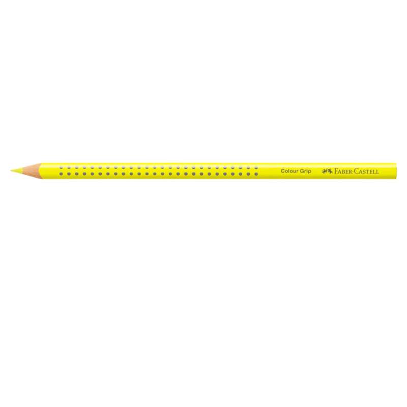 FABER CASTELL Dreikant-Buntstift Colour GRIP lichtgelb liegend