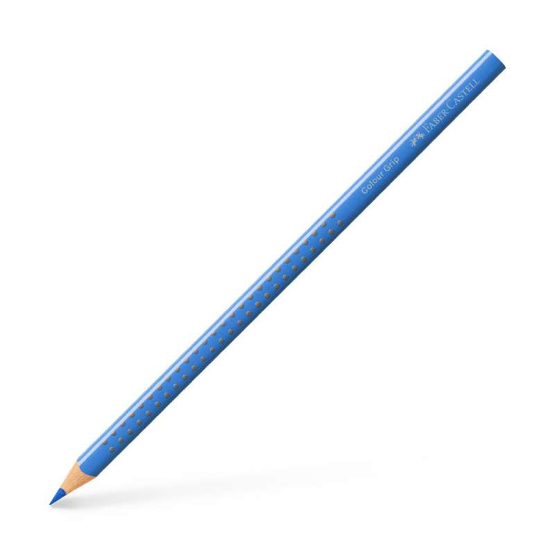 FABER CASTELL Dreikant-Buntstift Colour GRIP ultramarin hell