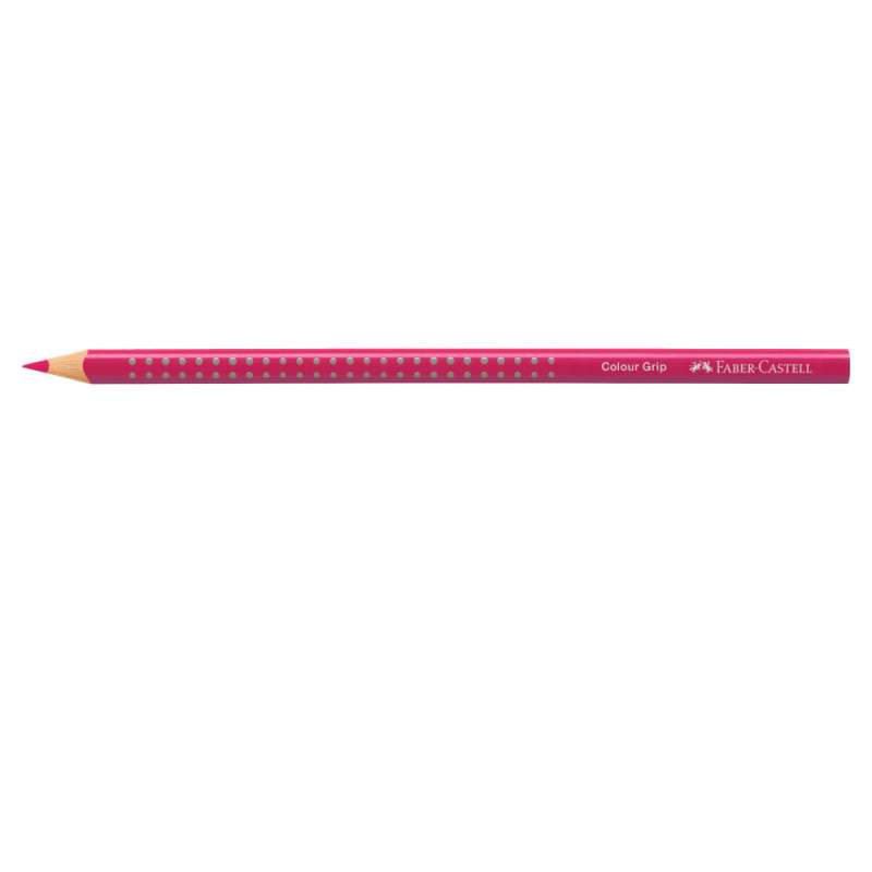 FABER CASTELL Dreikant-Buntstift Colour GRIP fuchsia liegend