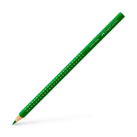 FABER CASTELL Dreikant-Buntstift Colour GRIP permanentgrün