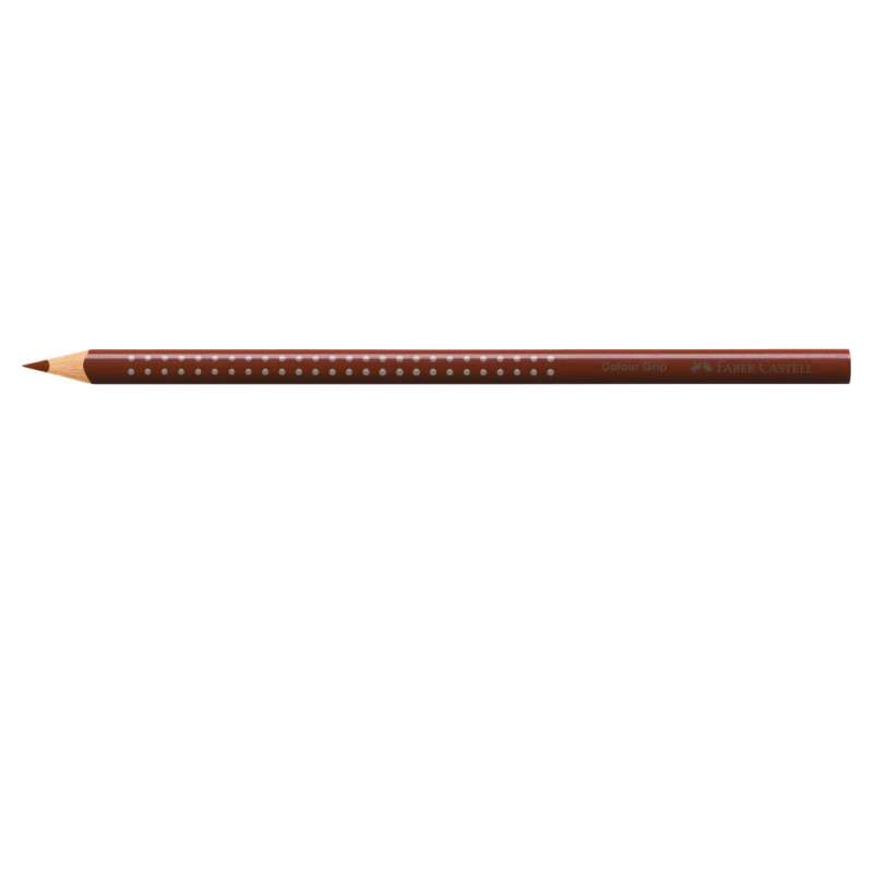 FABER CASTELL Dreikant-Buntstift Colour GRIP siena gebrannt liegend