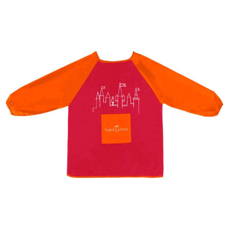 FABER CASTELL Malkittel Universalgröße rot/orange