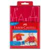 FABER CASTELL Malkittel Universalgröße rot/orange Packung