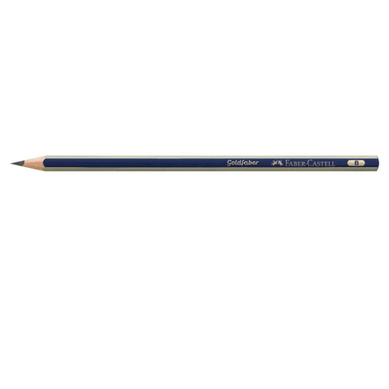FABER CASTELL Bleistift Goldfaber 1221 Härtegrad - B liegend