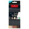 FABER CASTELL Black Edition Buntstifte 12er Set Skin Tones