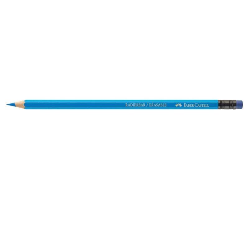 FABER CASTELL Farbstift mit Radierer 12er Set liegend