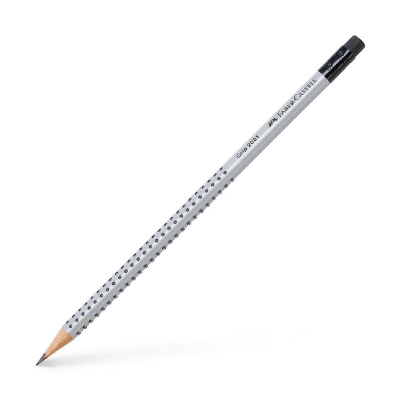 FABER-CASTELL Bleistift Grip 2001 HB, Bleistift Top - mit Radierer