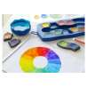 FABER-CASTELL Farbkasten Connector und Einzelfarben 12er Farben blau Tisch