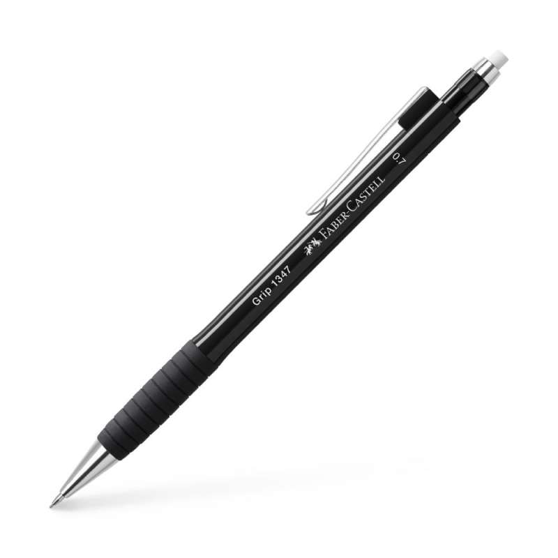 FABER CASTELL Druckbleistift Grip schwarz, Sets - Einzeln, FABER-CASTELL Fein-Mine - 0,7 mm