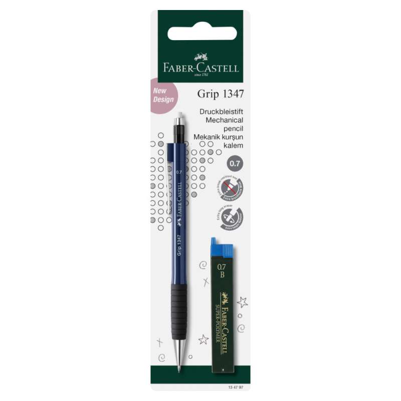FABER-CASTELL Druckbleistift Grip 0,5 & 0,7 mm – Komfort & Präzision
