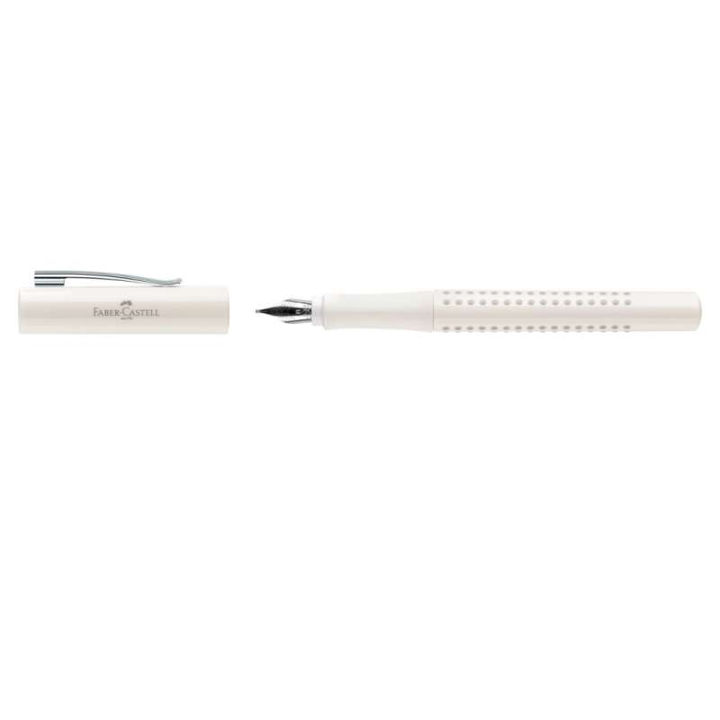 FABER-CASTELL Füller Grip 2010 Feder B, FABER-CASTELL Farben - coconut milk Kappe