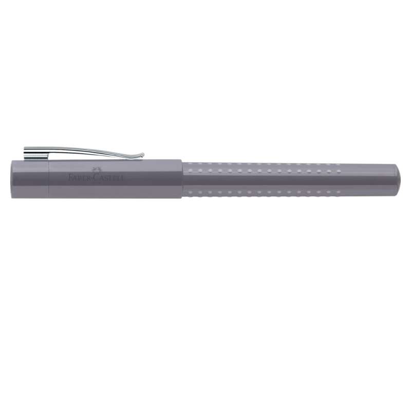 FABER-CASTELL Füller Grip 2010 Feder F, FABER-CASTELL Farben - dapple gray geschlossen