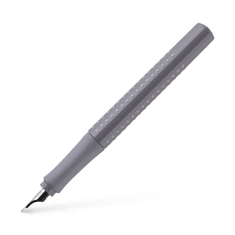 FABER-CASTELL Füller Grip 2010 Feder F, FABER-CASTELL Farben - dapple gray