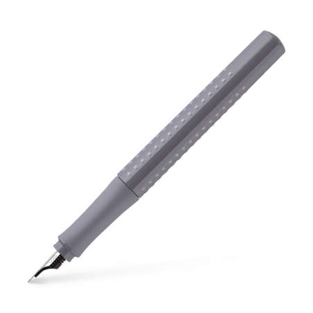 FABER-CASTELL Füller Grip 2010 Feder F, FABER-CASTELL Farben - dapple gray