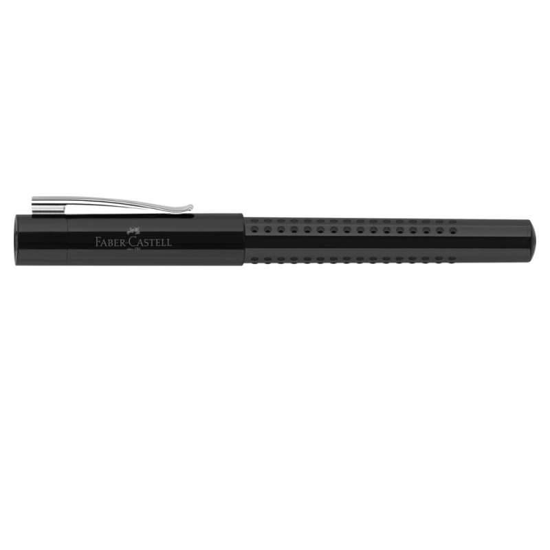 FABER-CASTELL Füller Grip 2010 Feder F, FABER-CASTELL Farben - schwarz geschlossen