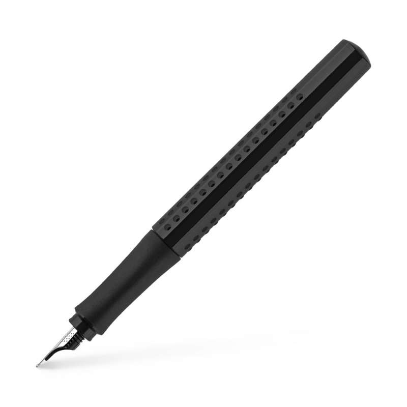 FABER-CASTELL Füller Grip 2010 Feder F, FABER-CASTELL Farben - schwarz
