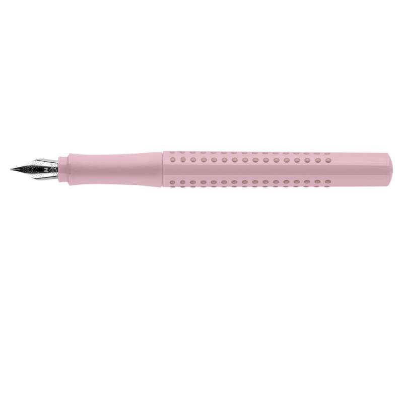FABER-CASTELL Füller Grip 2010 Feder M, FABER-CASTELL Farben - rose shadows offen