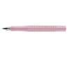 FABER-CASTELL Füller Grip 2010 Feder M, FABER-CASTELL Farben - rose shadows offen