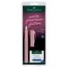 FABER-CASTELL Füller Grip 2010 rose shadows (M) Harmony + 6x Tintenpatronen
