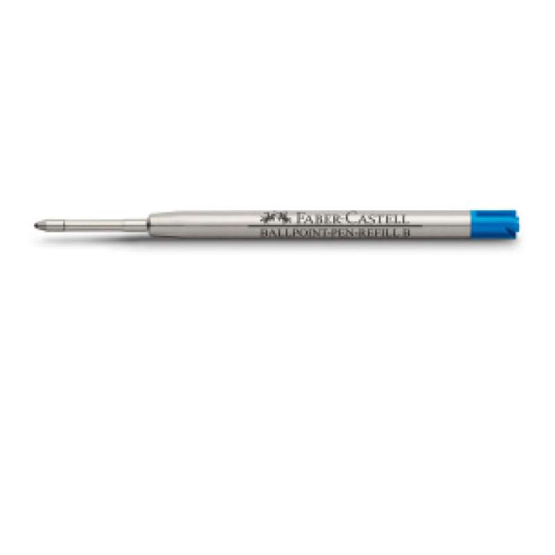 FABER-CASTELL Kugelschreiber - Grossraummine Strichstärke - B (0,7 mm) liegend blau