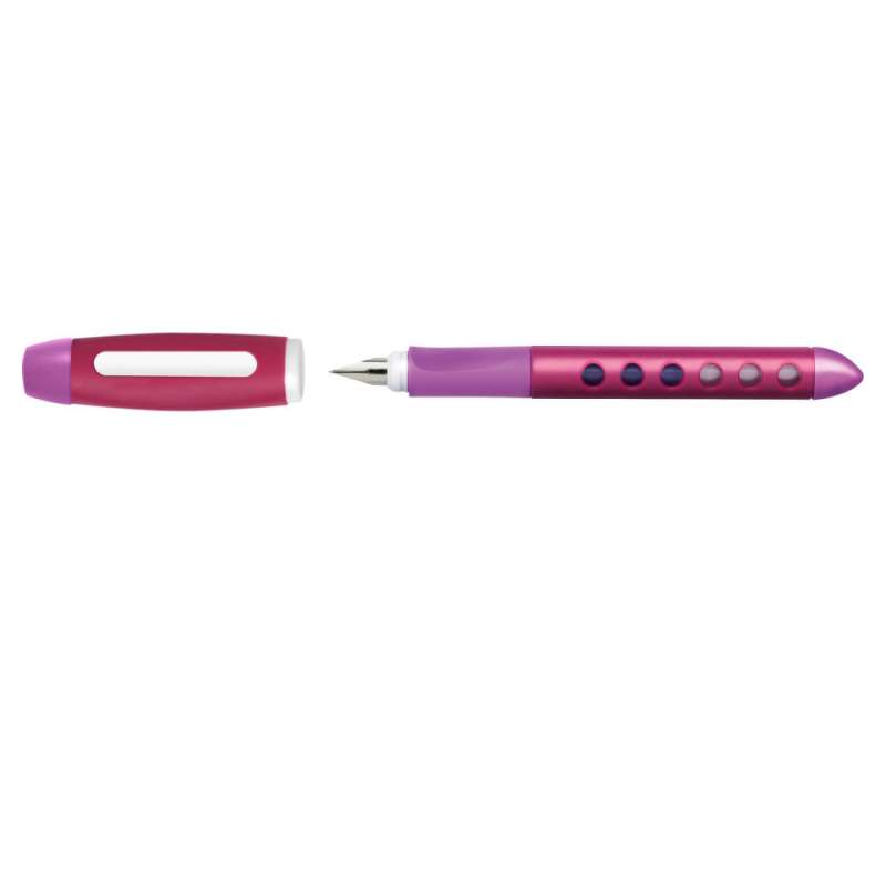 FABER-CASTELL Schulfüller - Scribolino rechtshändig, Sets - Einzeln, Farbe (SS) - brombeer offen