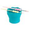FABER-CASTELL Wasserbecher Clic and Go türkis Pinsel