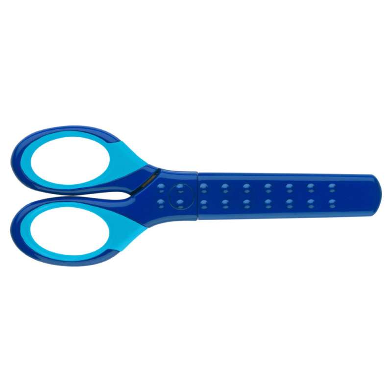 FABER-CASTELL Grip Schulschere blau Kappe