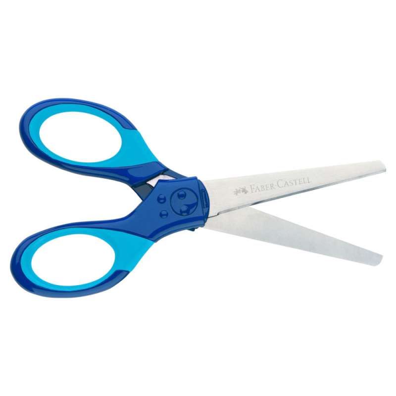 FABER-CASTELL Grip Schulschere blau