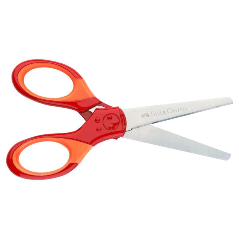 FABER-CASTELL Grip Schulschere rot offen