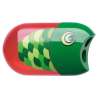 FABER-CASTELL Doppelanspitzer + Radierer Fisch offen
