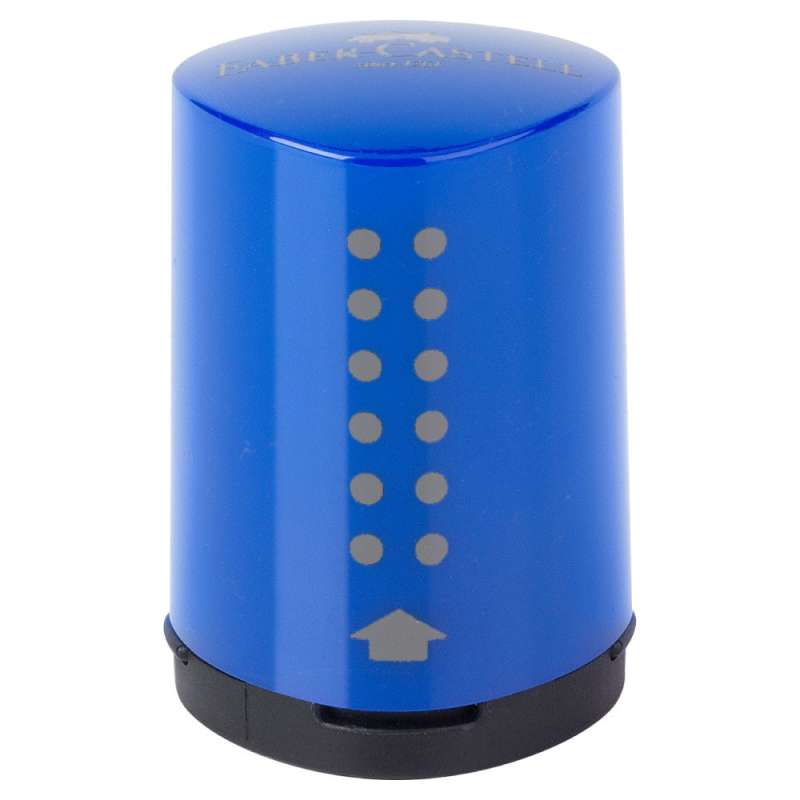 FABER-CASTELL Einfachspitzdose Grip 2001 Mini blau