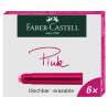 FABER-CASTELL Tintenpatronen 6er Set pink