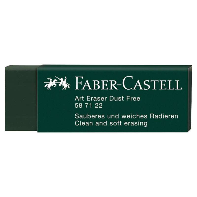 FABER-CASTELL Radierer Dust-free dunkelgrün