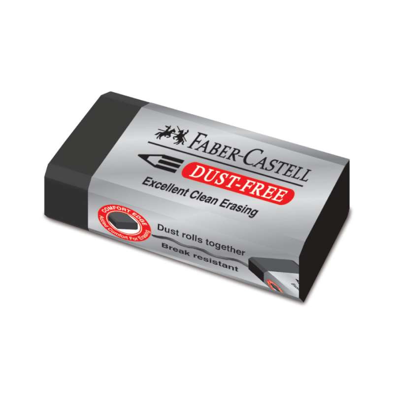 FABER-CASTELL Radierer Dust-free schwarz