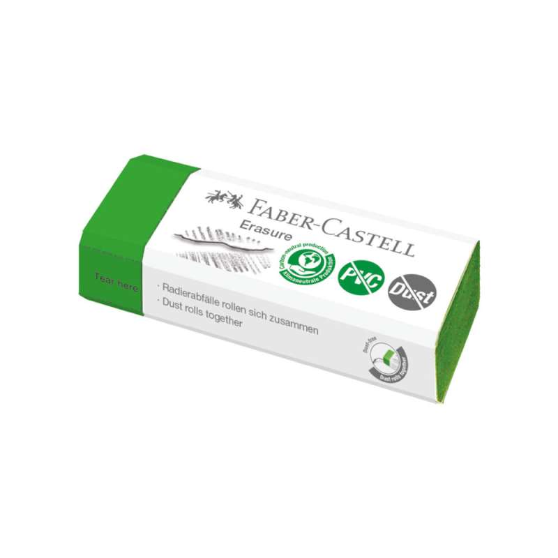 FABER-CASTELL Radierer Dust-free grün