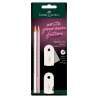 FABER-CASTELL Schreibset Grip Sparkle 4er Set coconut