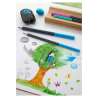 FABER-CASTELL Bleistift Jumbo Grip Two Tone schwarz-blau Tisch