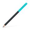 FABER-CASTELL Bleistift Jumbo Grip Two Tone schwarz-türkis
