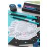 FABER-CASTELL Bleistift Jumbo Grip Two Tone schwarz-türkis Deko
